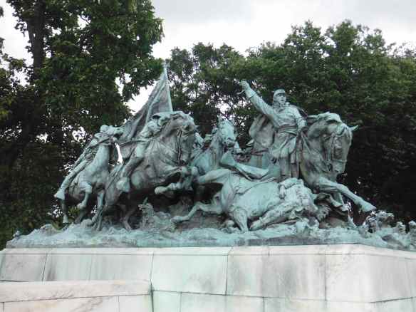 One of the beautiful statues in Washington DC.